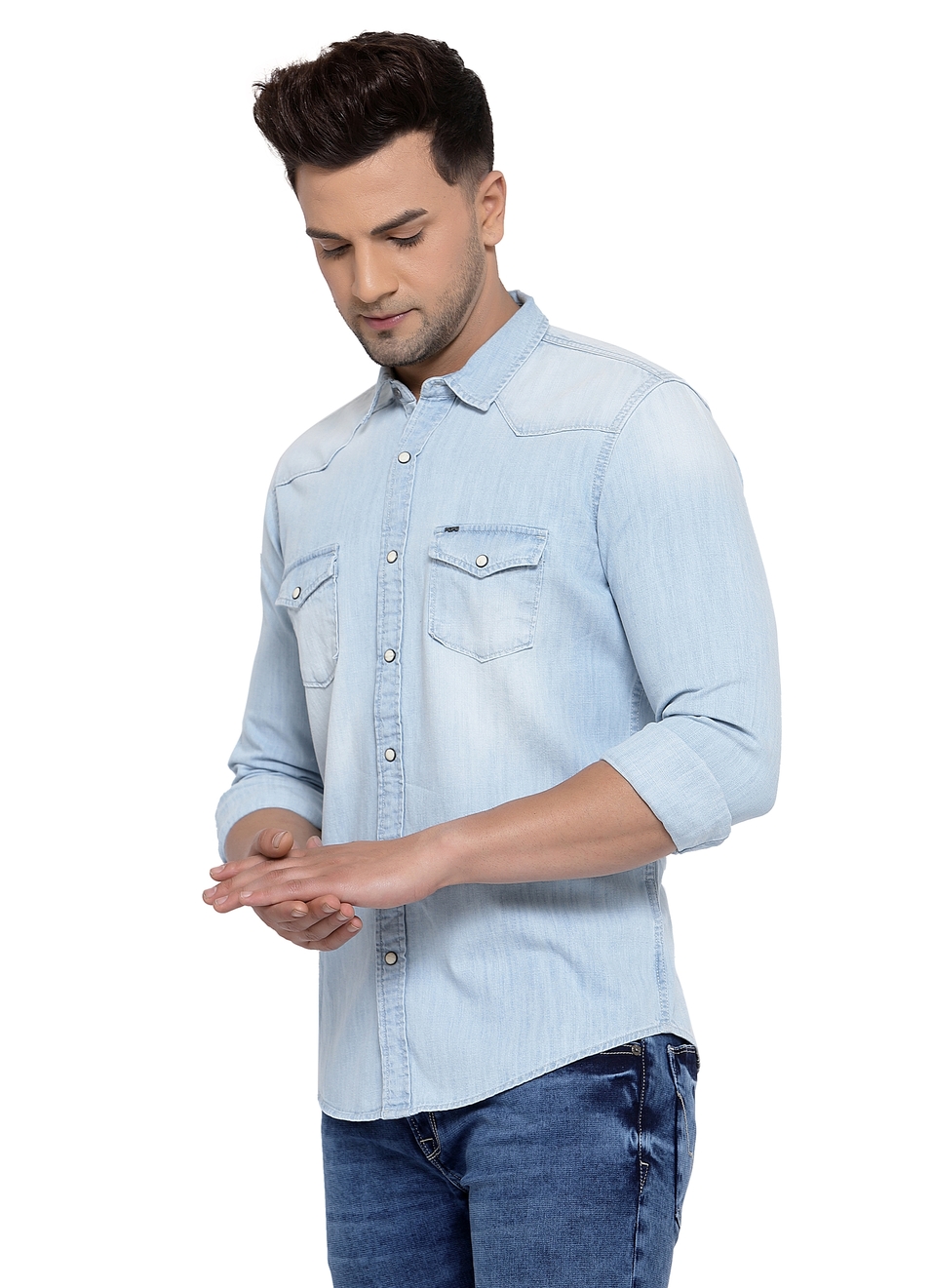 Hank Denim Shirt, , large image number 2