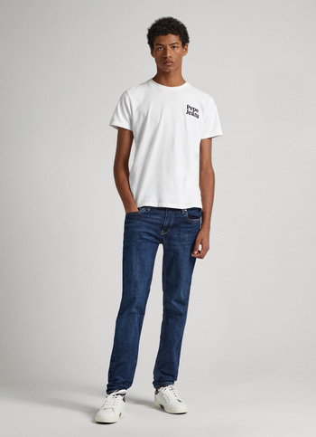 Hatch Blue Low Rise Straight Leg Jeans