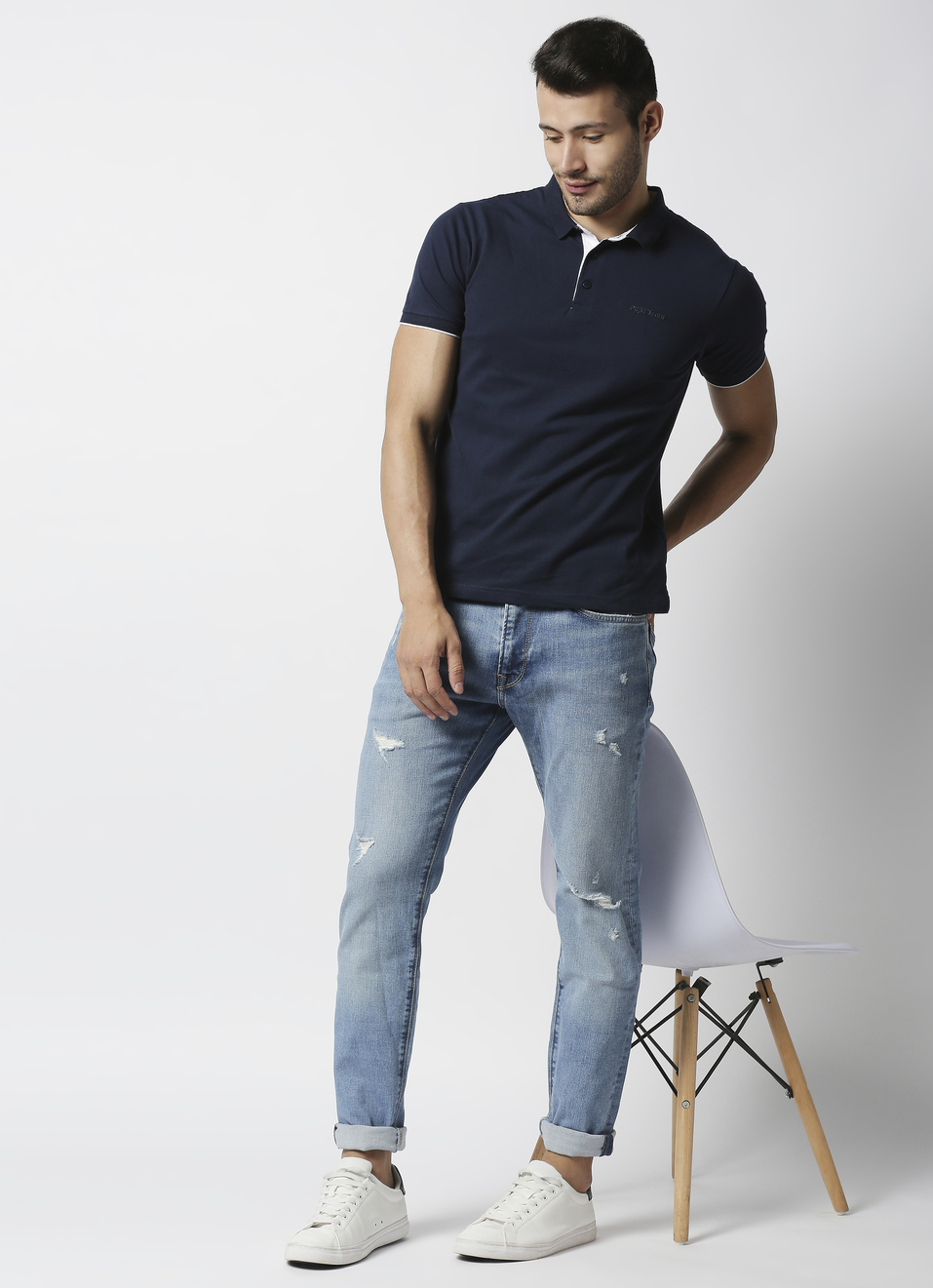 Stanley Regular Fit Mid Waist Tapered leg Jeans, , large image number 2