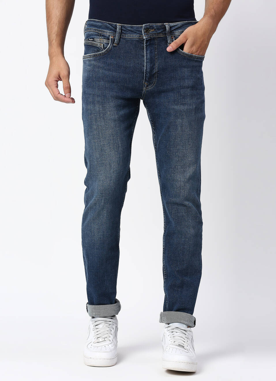 HATCH REGULAR SLIM FIT REGULAR WAIST JEANS, , large image number 1