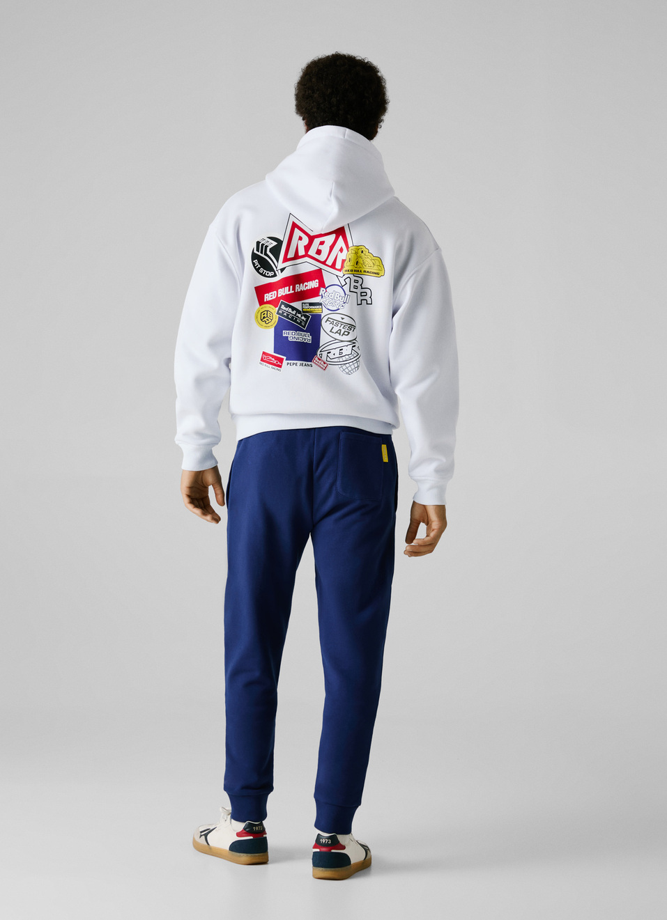 Red Bull Racing X Pepe Jeans Blue Reflect Logo Jogger, , large image number 3