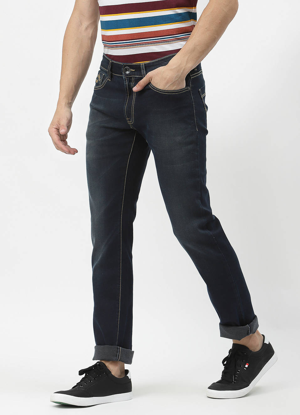Vapour Slim Fit Mid Waist Jeans, , large image number 2
