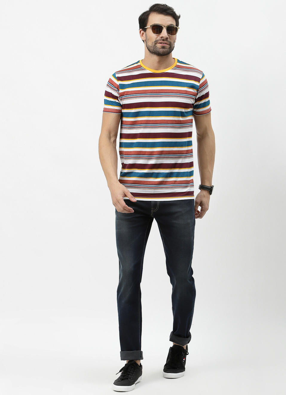 Vapour Slim Fit Mid Waist Jeans, , large image number 3