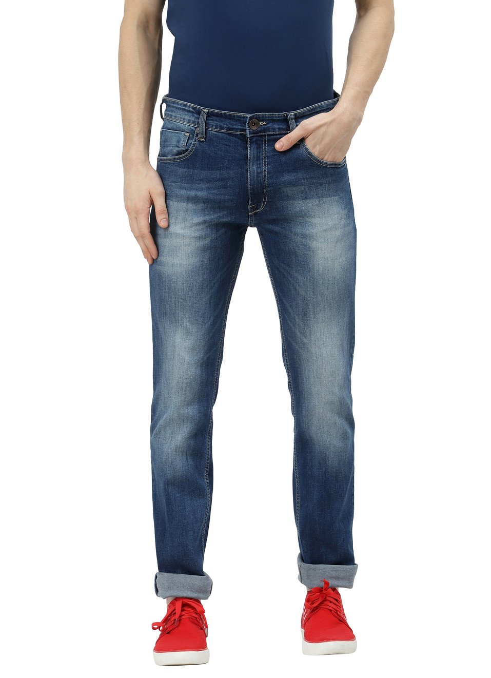 Vapour Slim Fit Mid Waist Jeans, , large image number 0