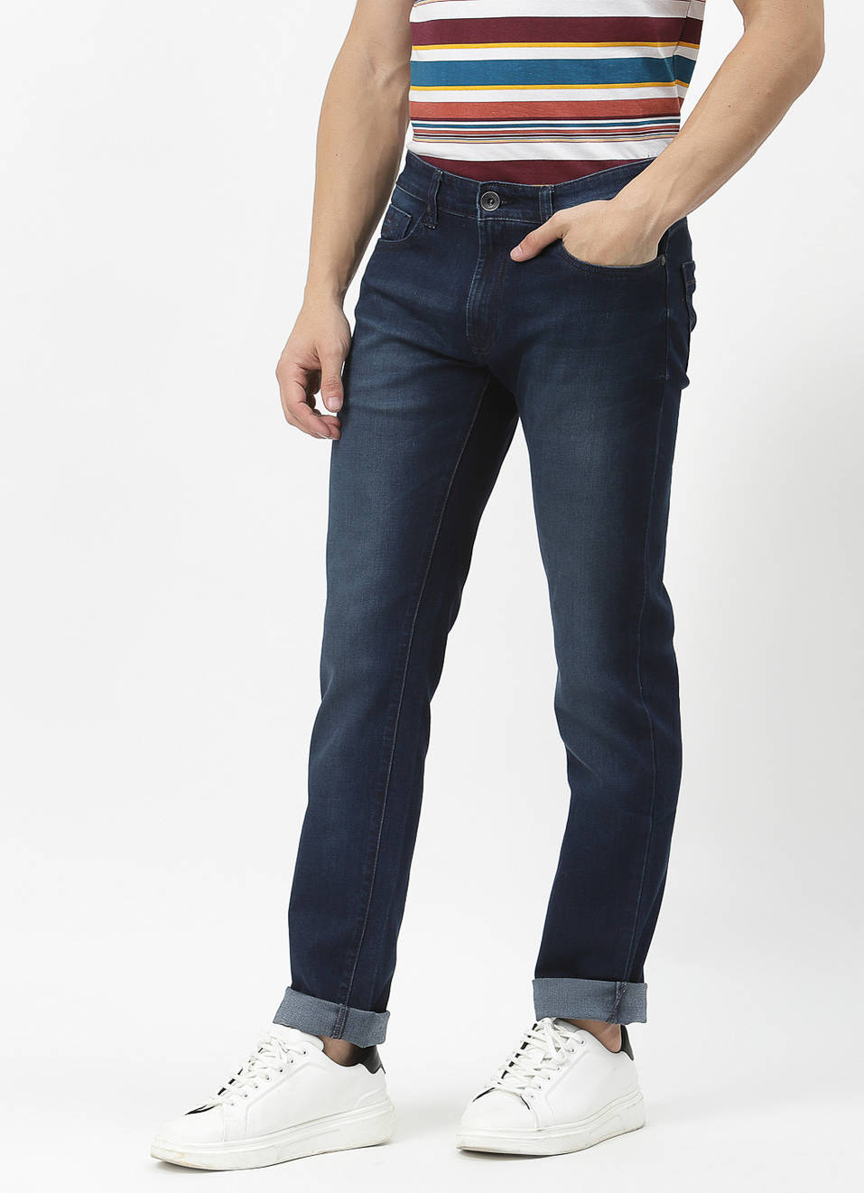 Vapour Slim Fit Mid Waist Jeans, , large image number 2