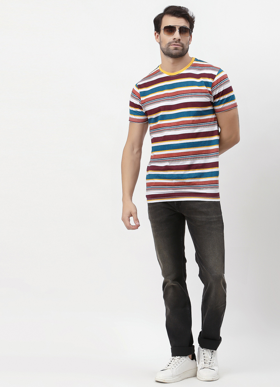 Vapour Slim Fit Mid Waist Jeans, , large image number 3