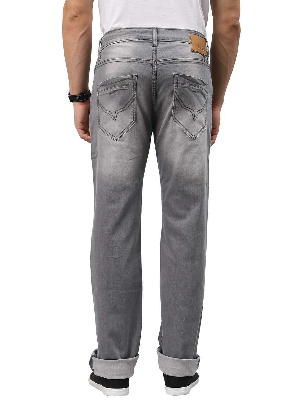 Holborne Regular Fit Mid Waist Straight Leg Jeans, , large image number 1