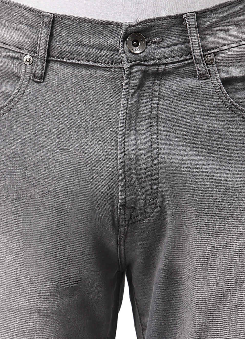 Holborne Regular Fit Mid Waist Straight Leg Jeans, , large image number 4