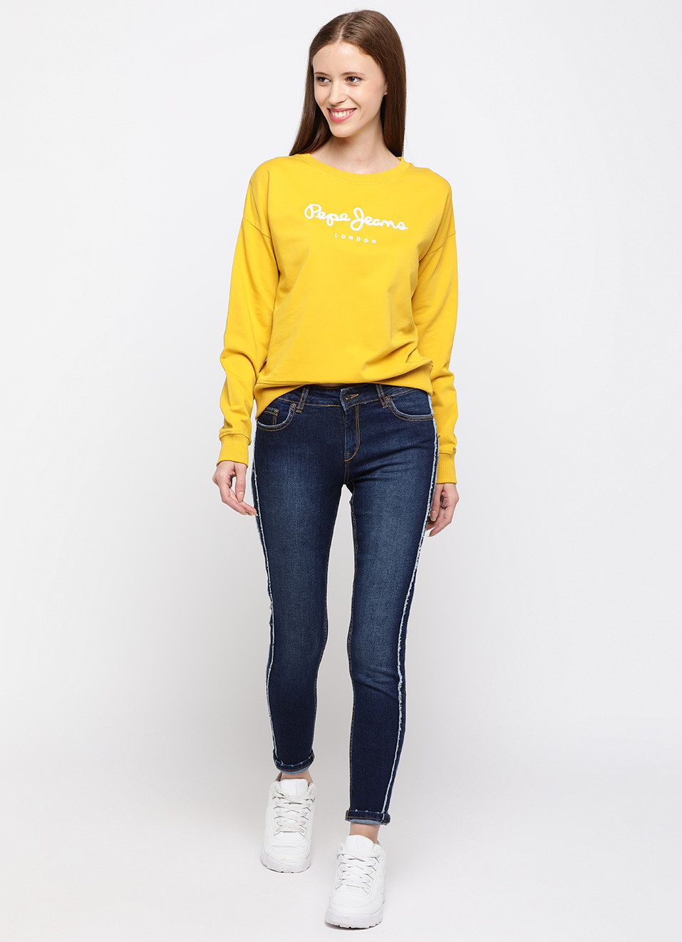 Lola Skinny Fit Mid Waist Jeans, , large image number 4