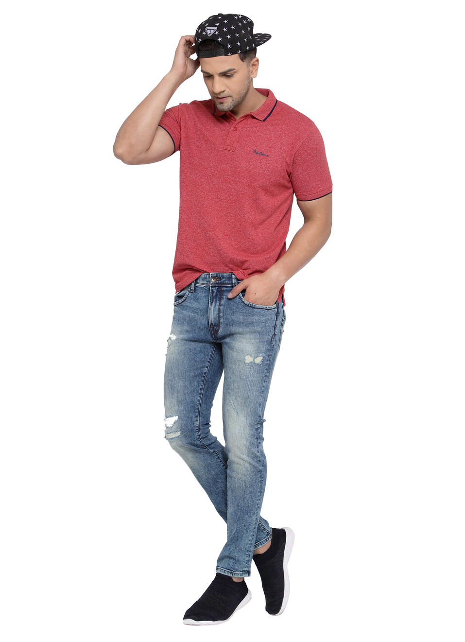 Tapered Vapour Tapered Fit Low Waist Jeans, , large image number 3
