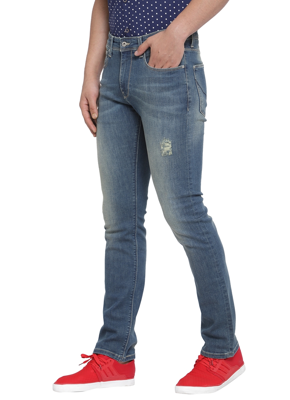 Vapour Slim Fit Mid Waist Jeans, , large image number 2