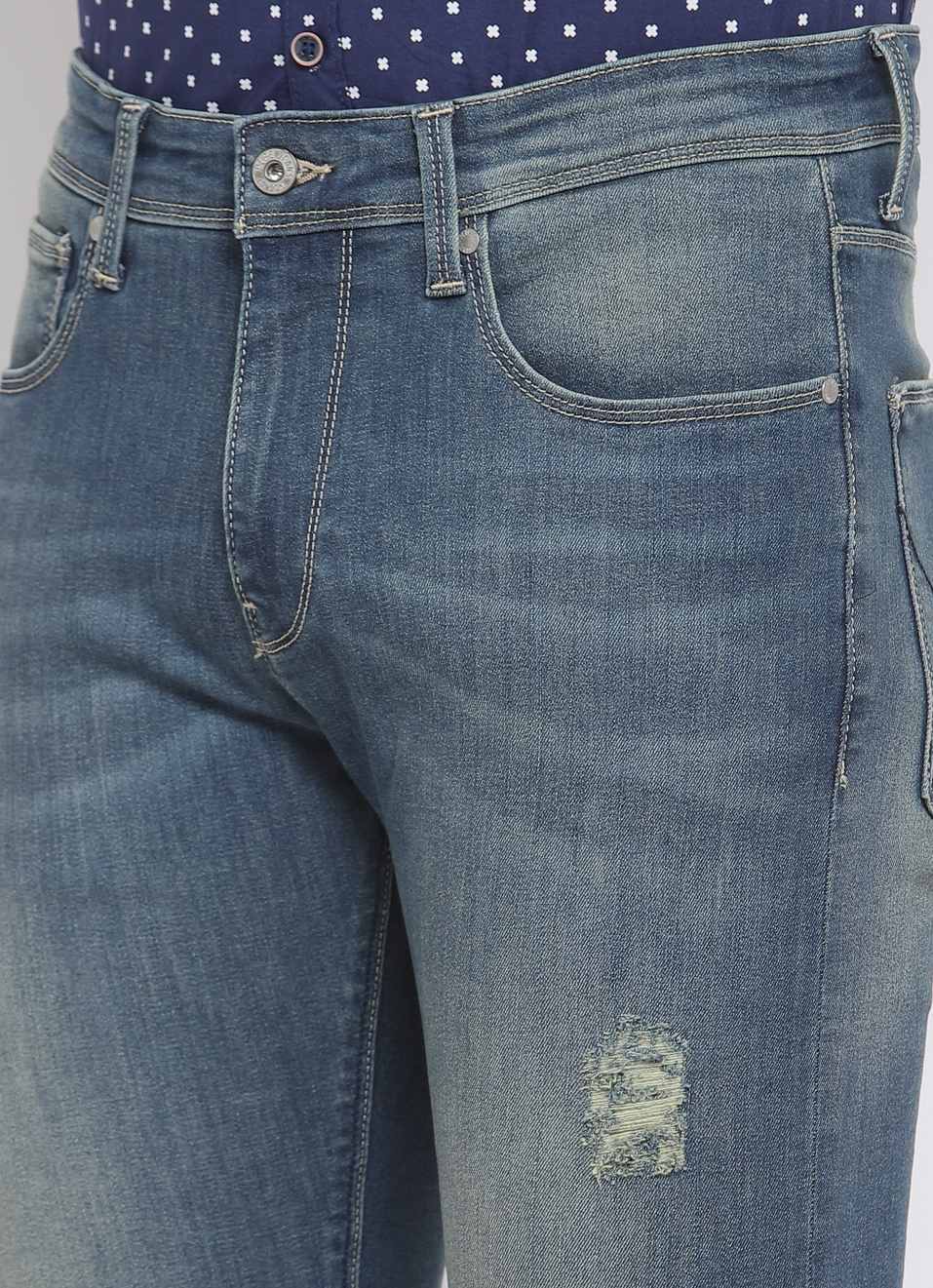 Vapour Slim Fit Mid Waist Jeans, , large image number 4