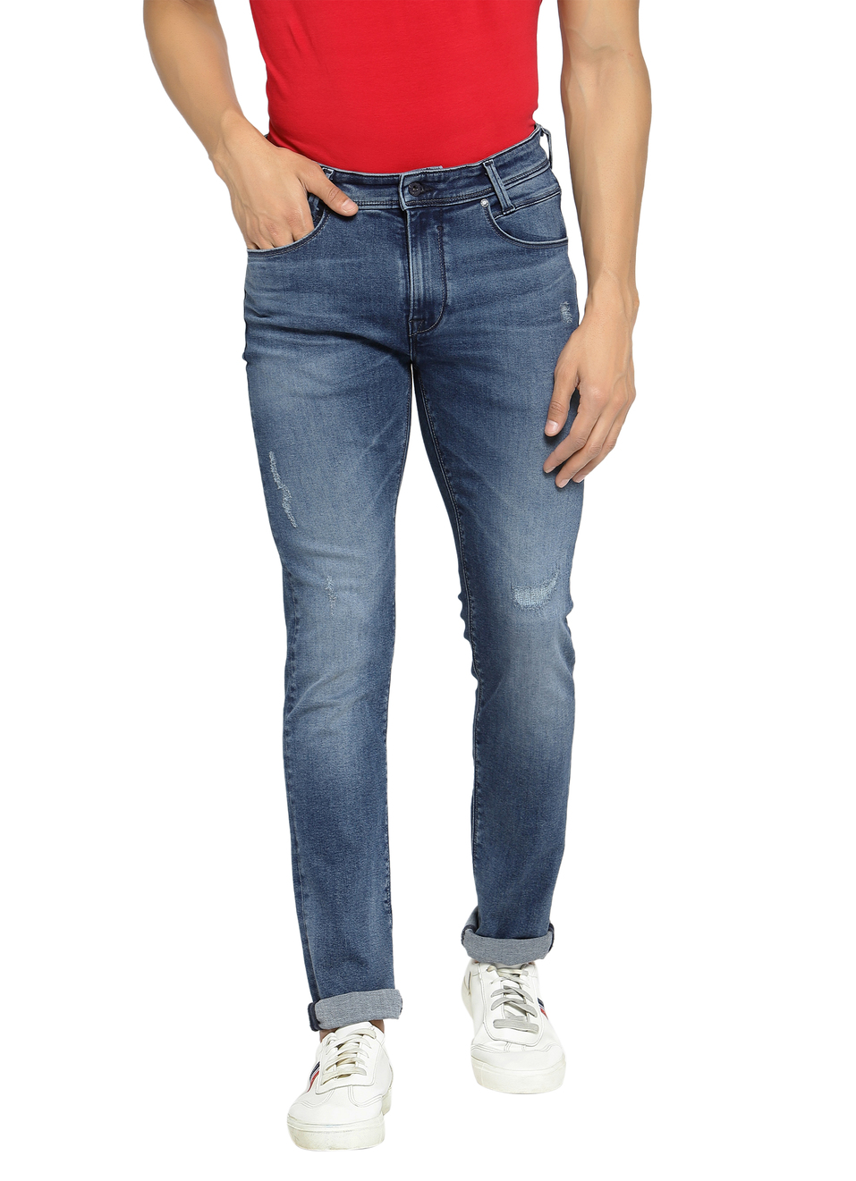 Vapour Slim Fit Mid Waist Jeans, , large image number 0
