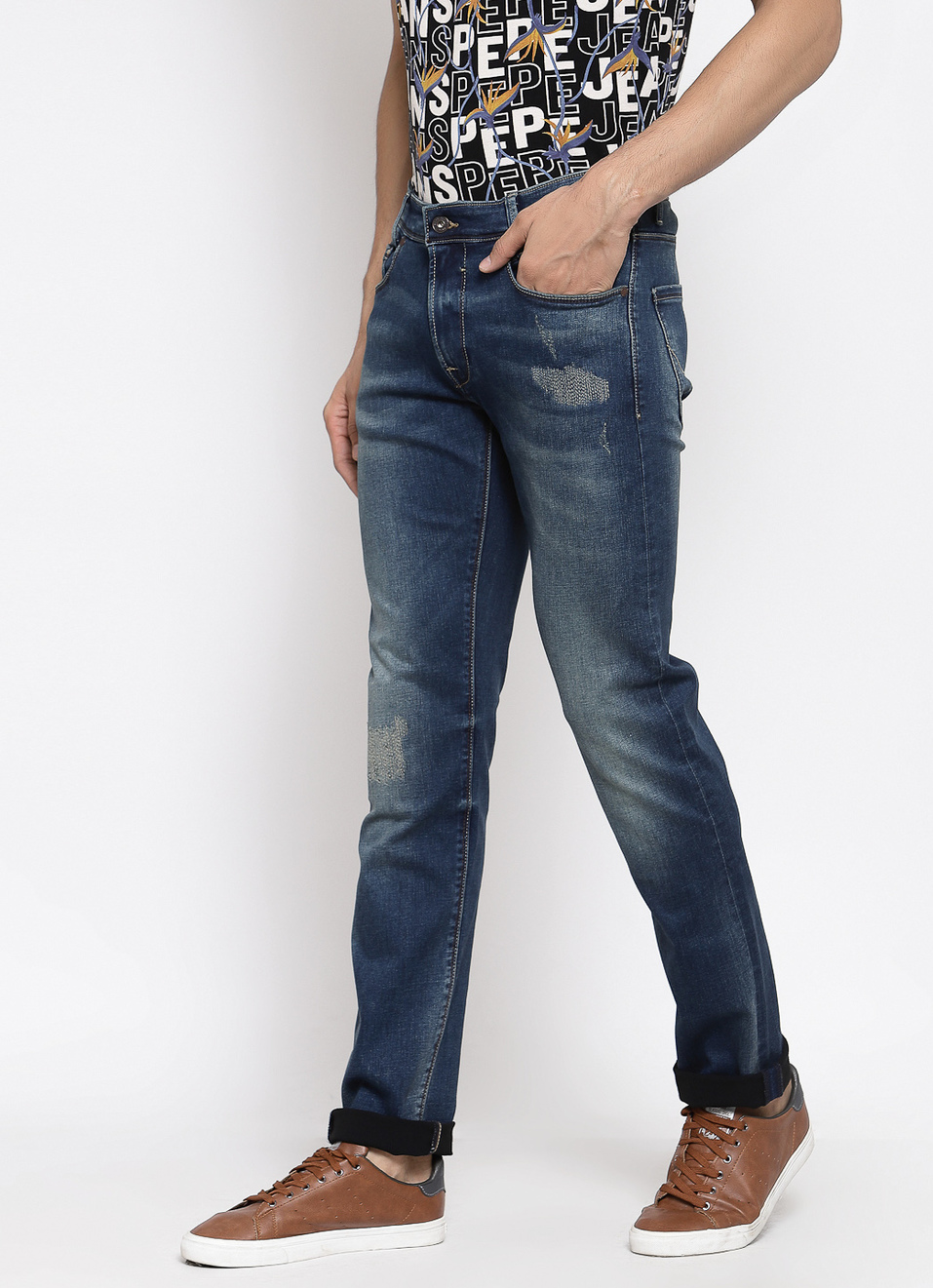 Vapour Slim Fit Mid Waist Jeans, , large image number 2
