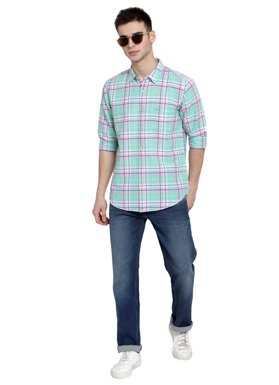 Holborne Regular Fit Mid Waist Straight Leg Jeans, , large image number 3