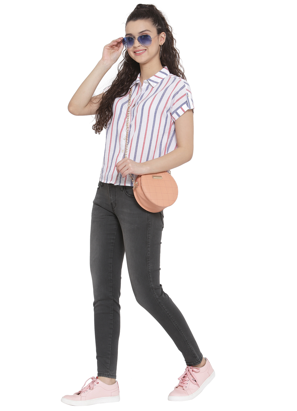 Lola Skinny Fit Mid Waist Jeans, , large image number 3