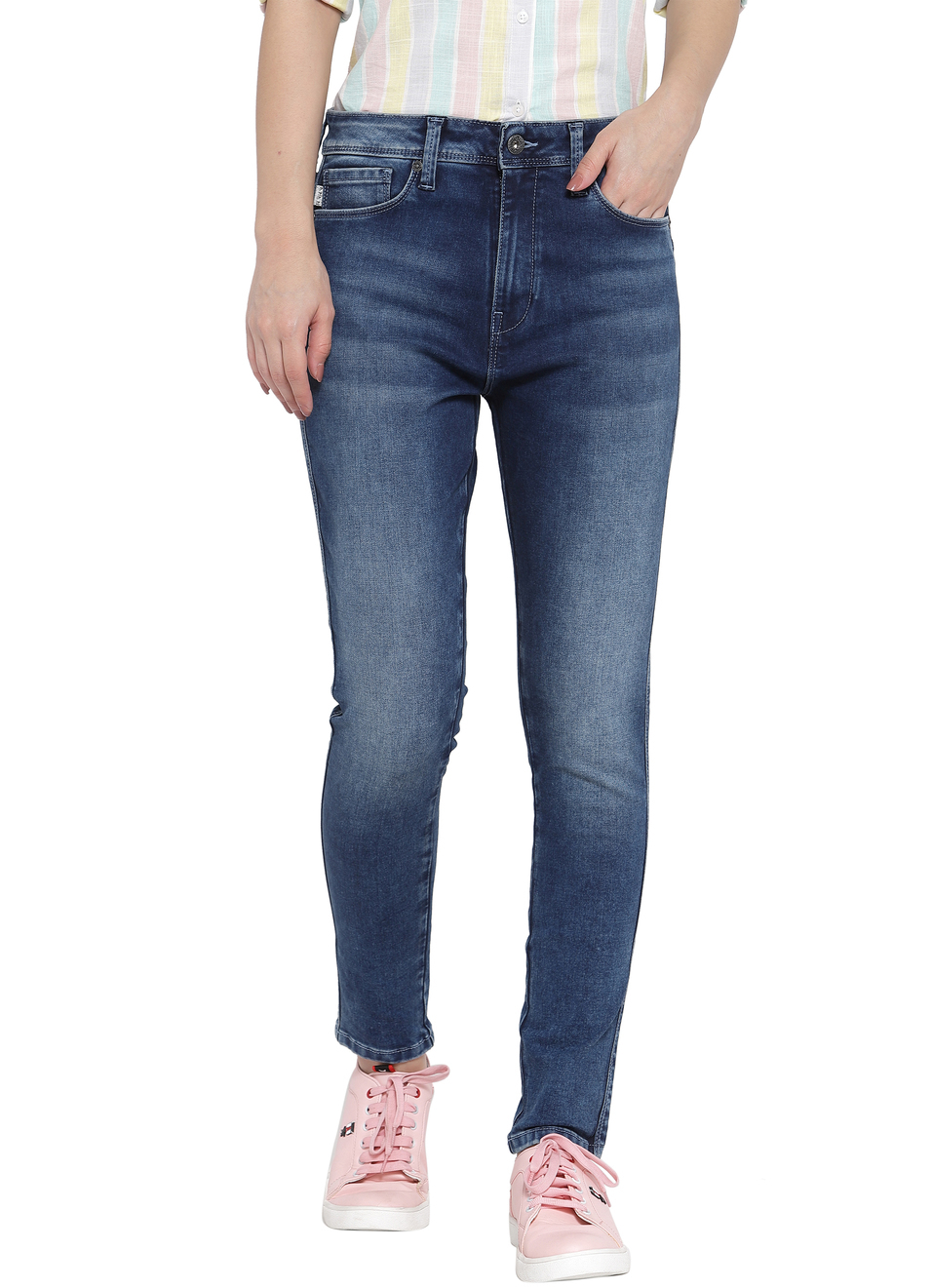 Dion Skinny Fit High Waist Jeans, , large image number 0