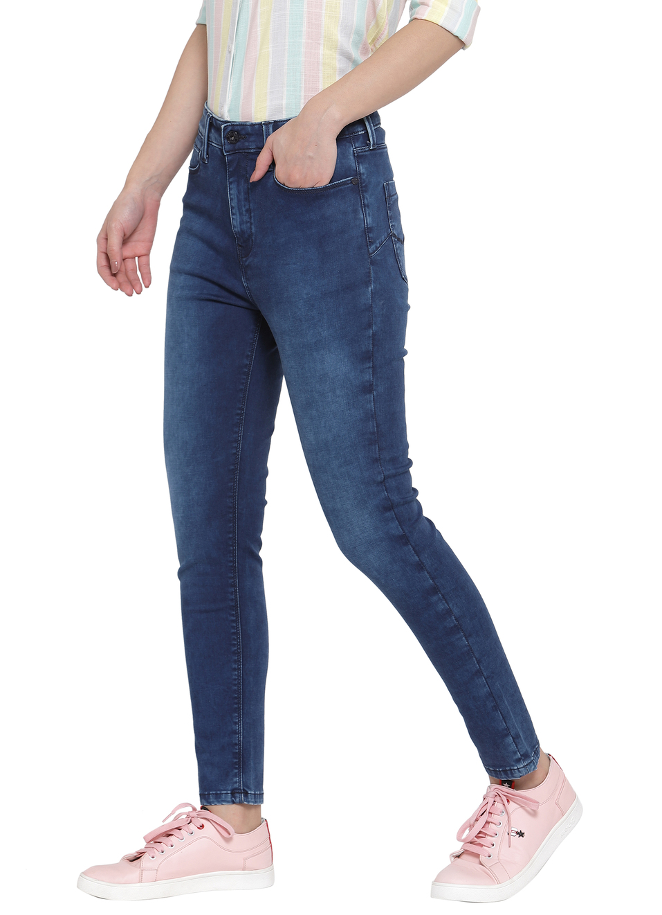 Dion Skinny Fit High Waist Jeans, , large image number 2