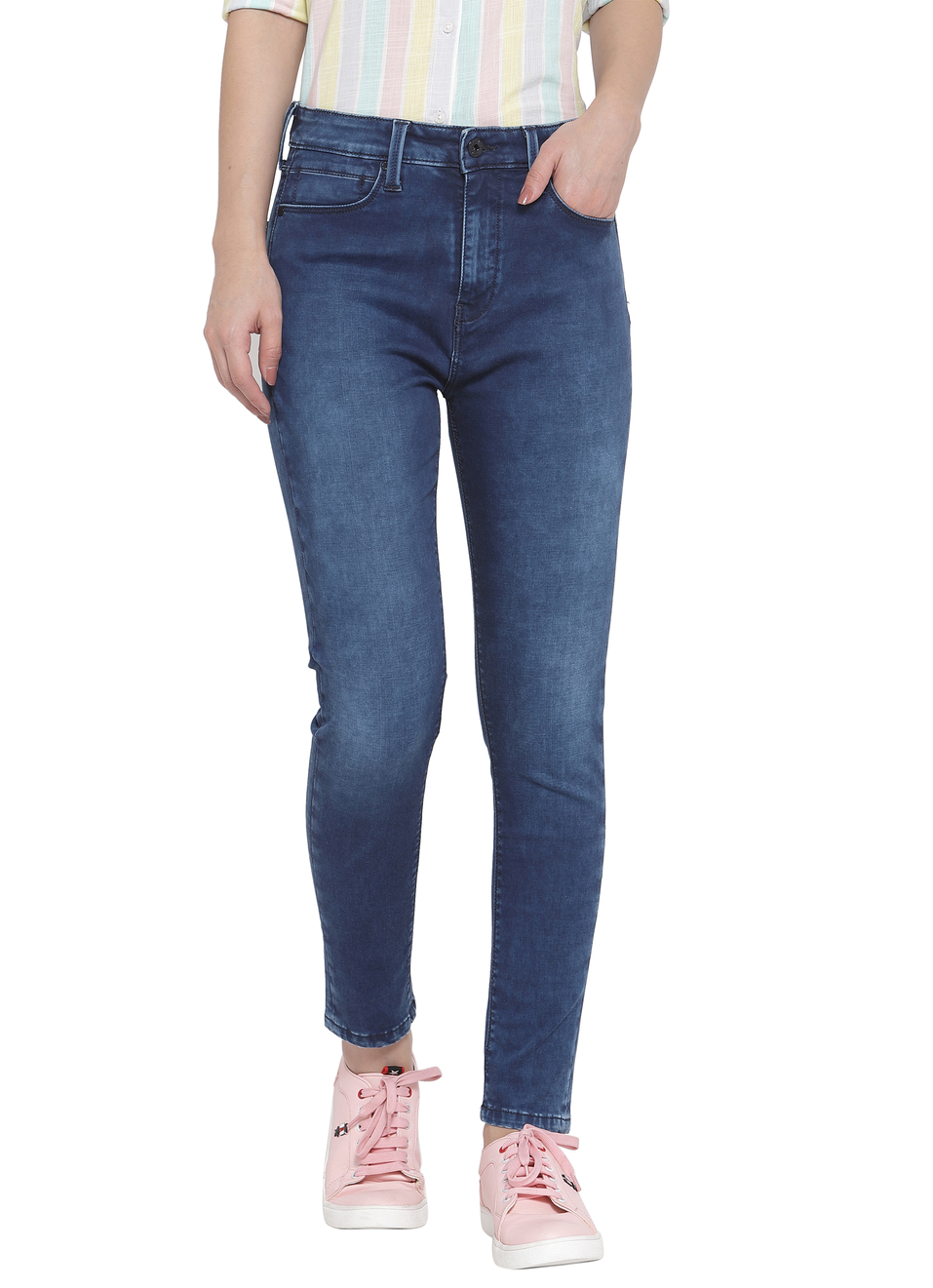 Dion Skinny Fit High Waist Jeans, , large image number 0