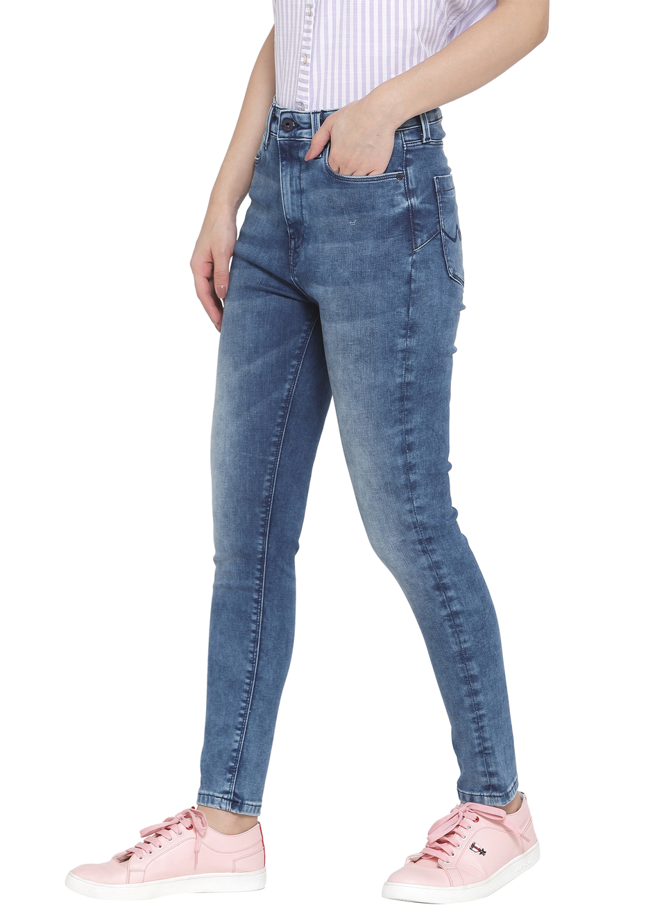 Dion Skinny Fit High Waist Jeans, , large image number 2