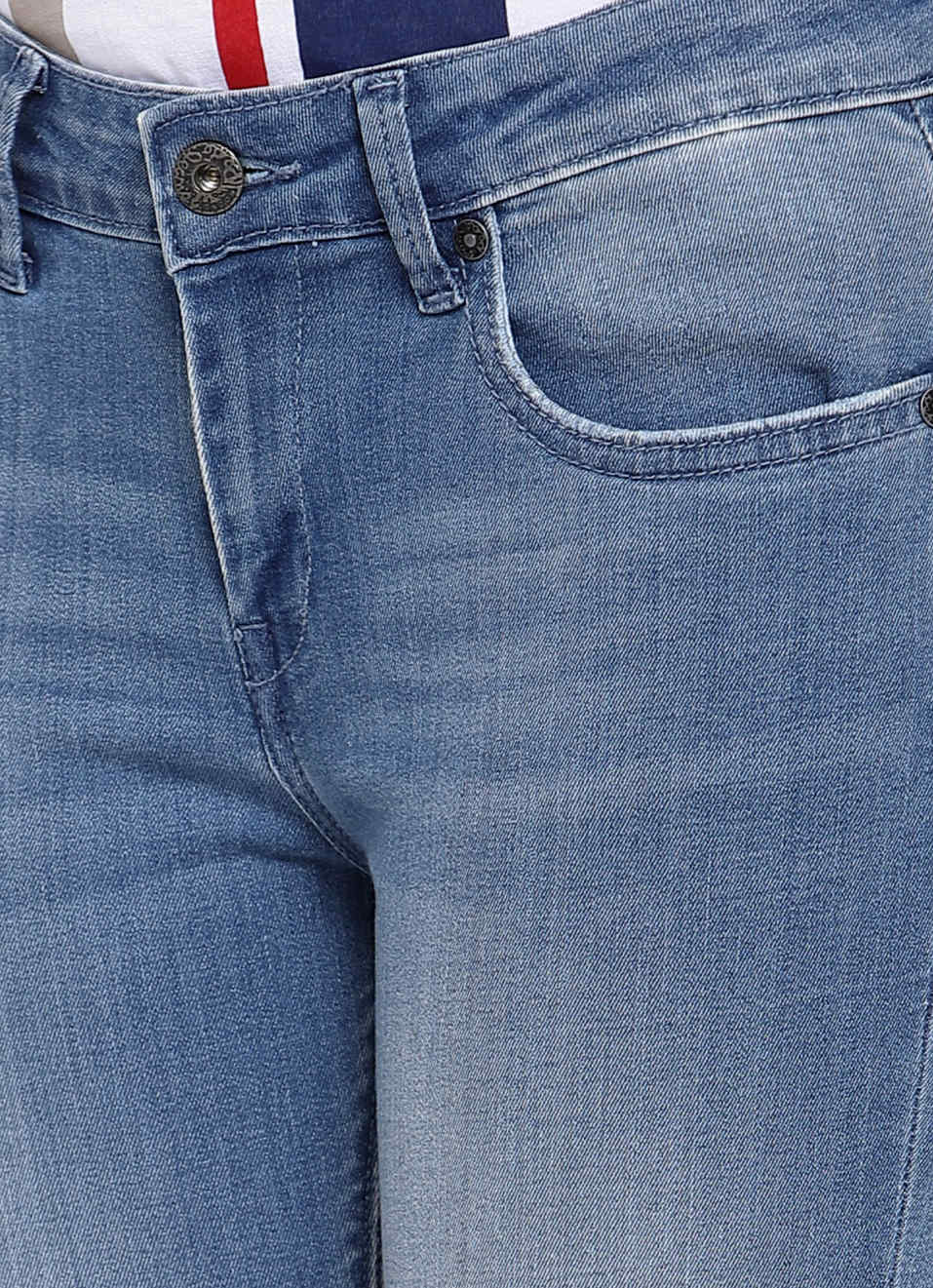 Lola Ankle Skinny Fit Mid Waist Ankle Length Jeans, , large image number 4