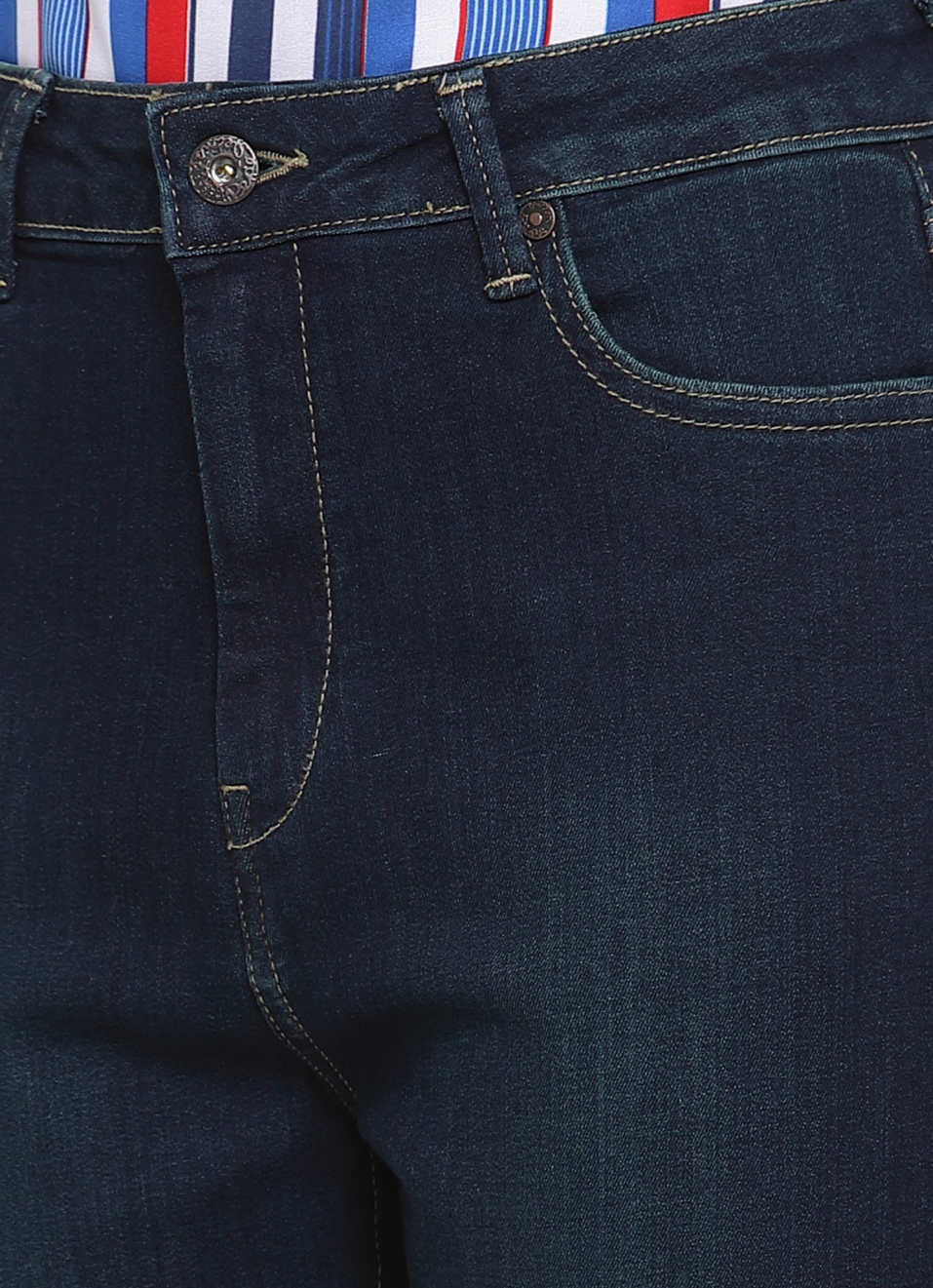 Dion Skinny Fit High Waist Ankle Length Jeans, , large image number 4