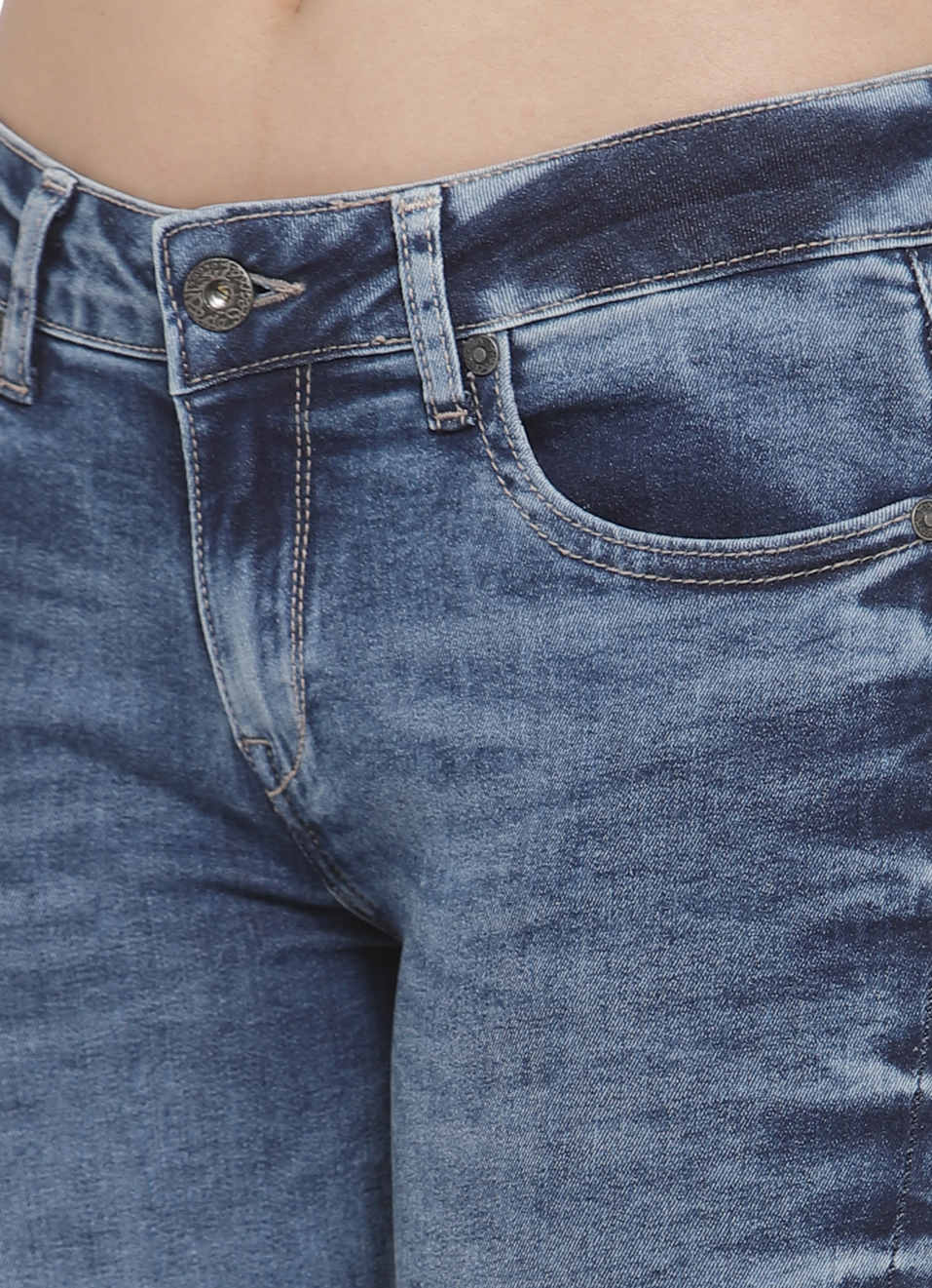 Lola Skinny Fit Mid Waist Jeans, , large image number 4