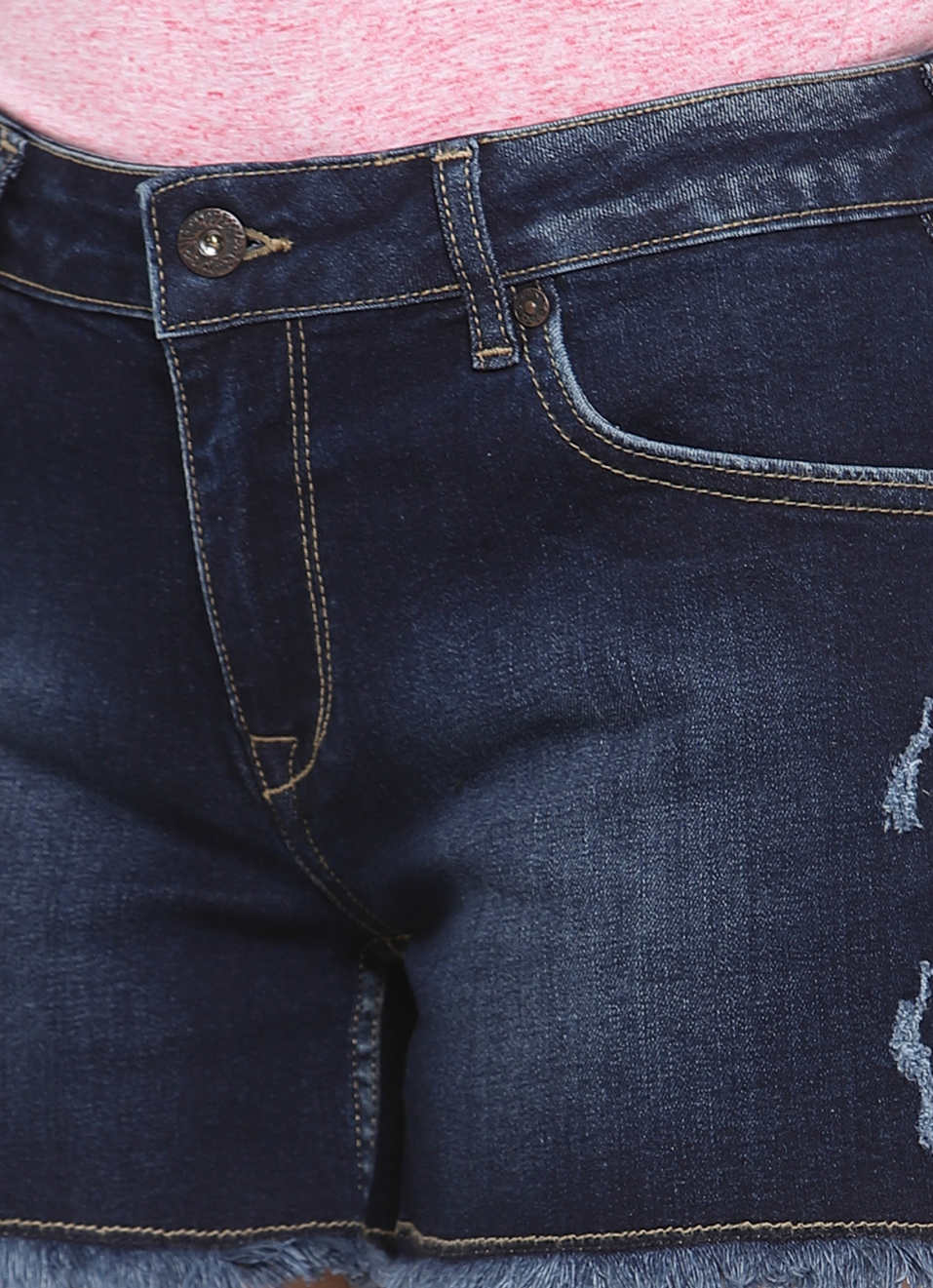 Brynn Siouxie Regular Fit Mid Waist Shorts, , large image number 3