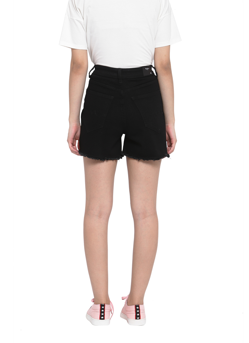 Spring Regular Fit High Waist Shorts, , large image number 1