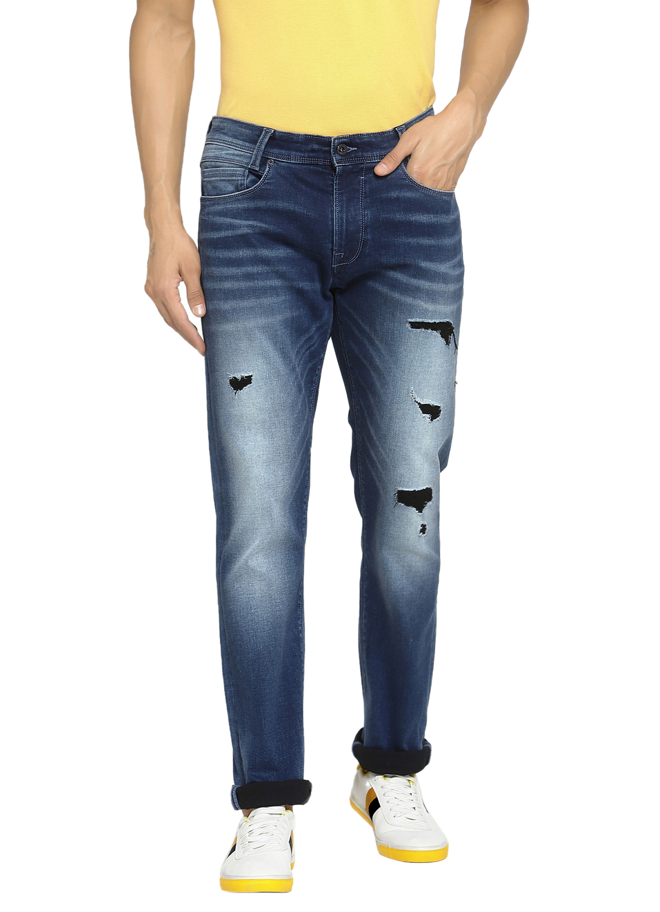 Vapour Slim Fit Mid Waist Jeans, , large image number 1