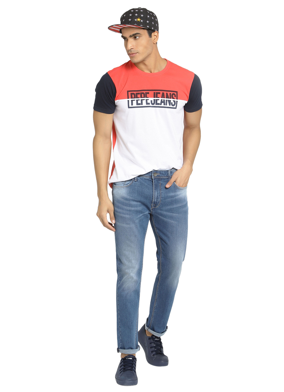 Cash Straight Fit Mid Waist Straight Leg Jeans, , large image number 3