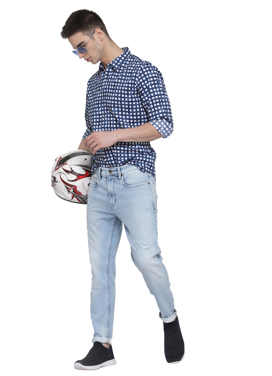 Chinox Ankle Super Skinny Fit Mid Waist Ankle Length Jeans, , large image number 3