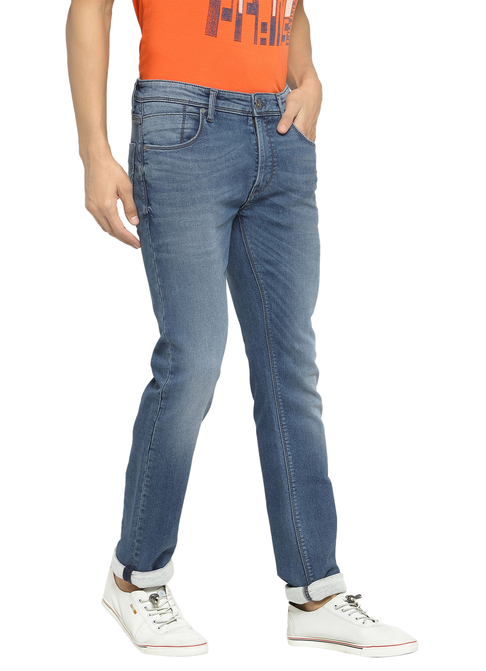 Vapour Slim Fit Mid Waist Jeans, , large image number 2
