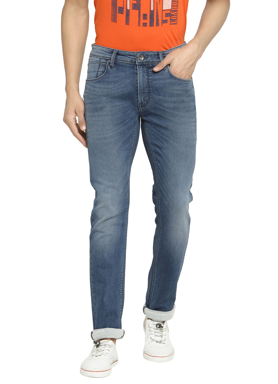 Vapour Slim Fit Mid Waist Jeans, , large image number 0