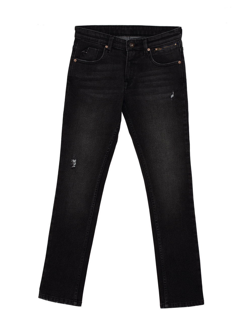 Cashed Slim Fit Mid Waist Slim Leg Jeans, , large image number 0