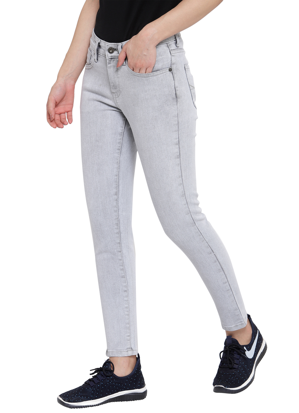 Lola Ankle Skinny Fit Mid Waist Ankle Length Jeans, , large image number 2