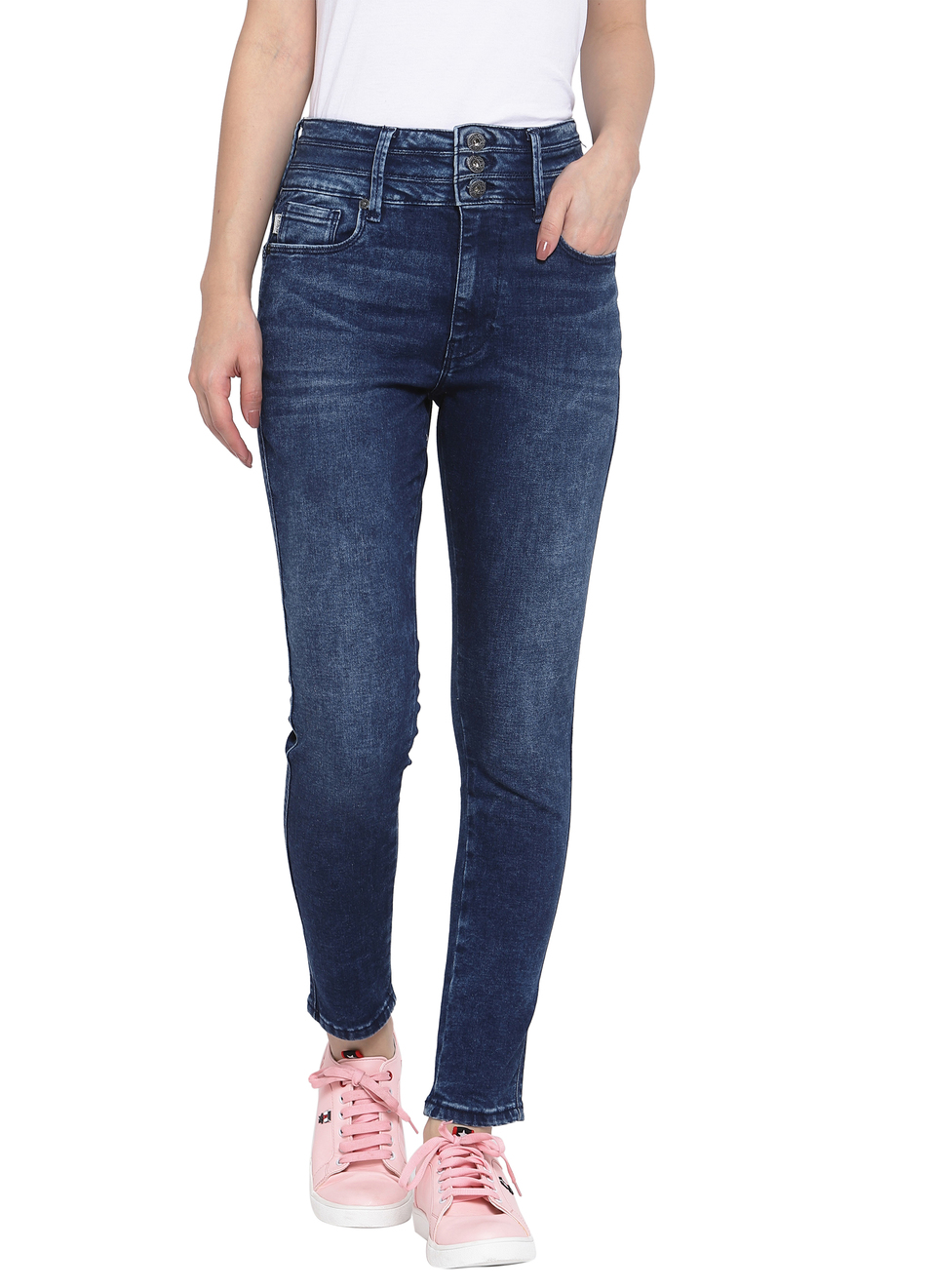 Dion Skinny Fit High Waist Jeans, , large image number 0