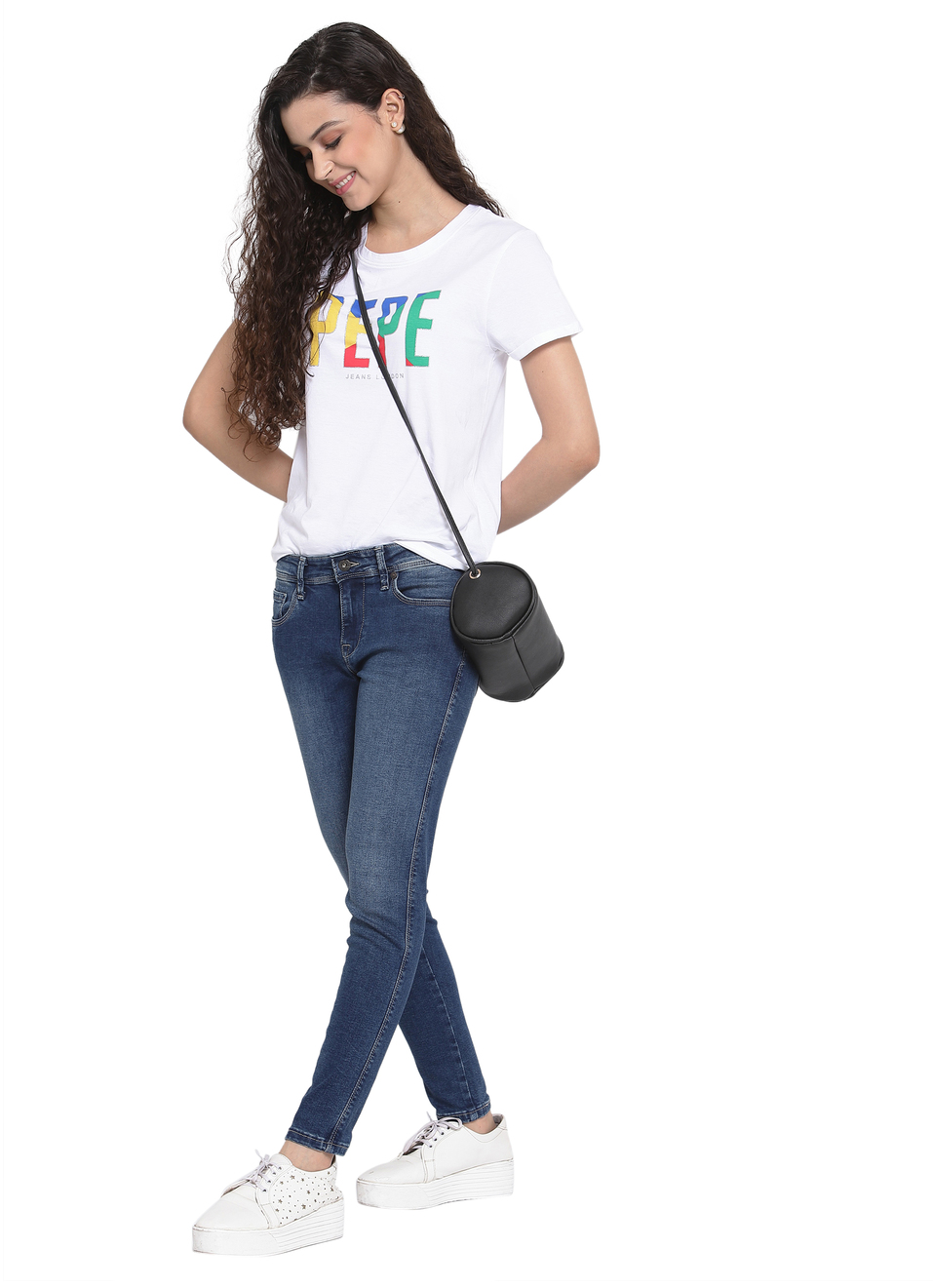 Lola Skinny Fit Mid Waist Jeans, , large image number 3