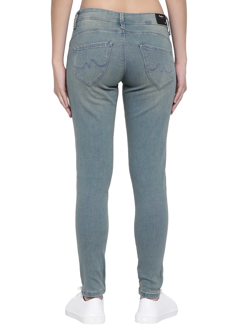 Lola Skinny Fit Mid Waist Jeans, , large image number 1