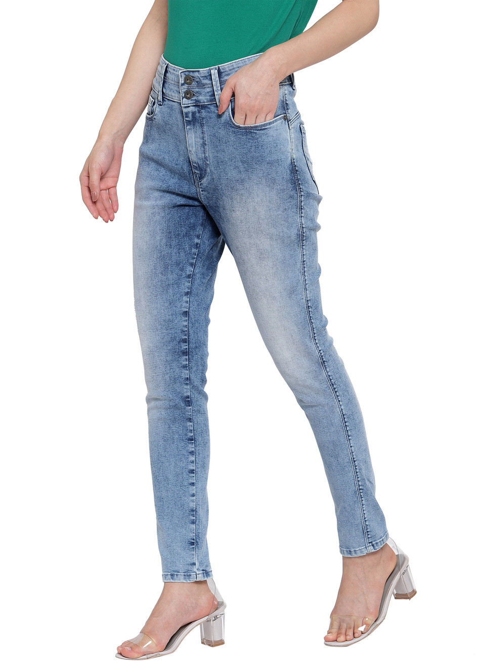Dion Skinny Fit High Waist Jeans, , large image number 2