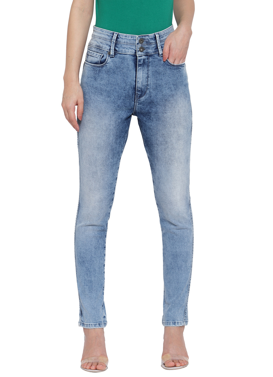 Dion Skinny Fit High Waist Jeans, , large image number 0