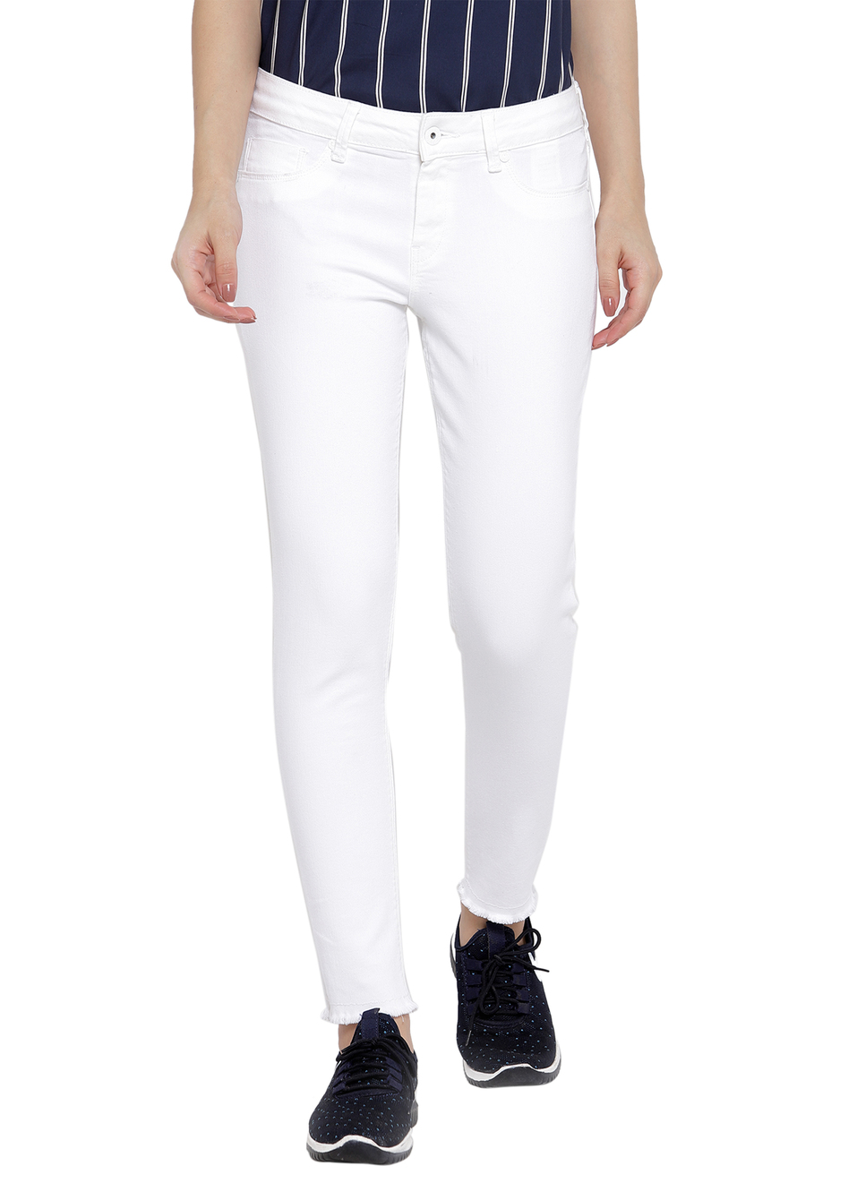 Lola Ankle Skinny Fit Mid Waist Ankle Length Jeans, , large image number 0