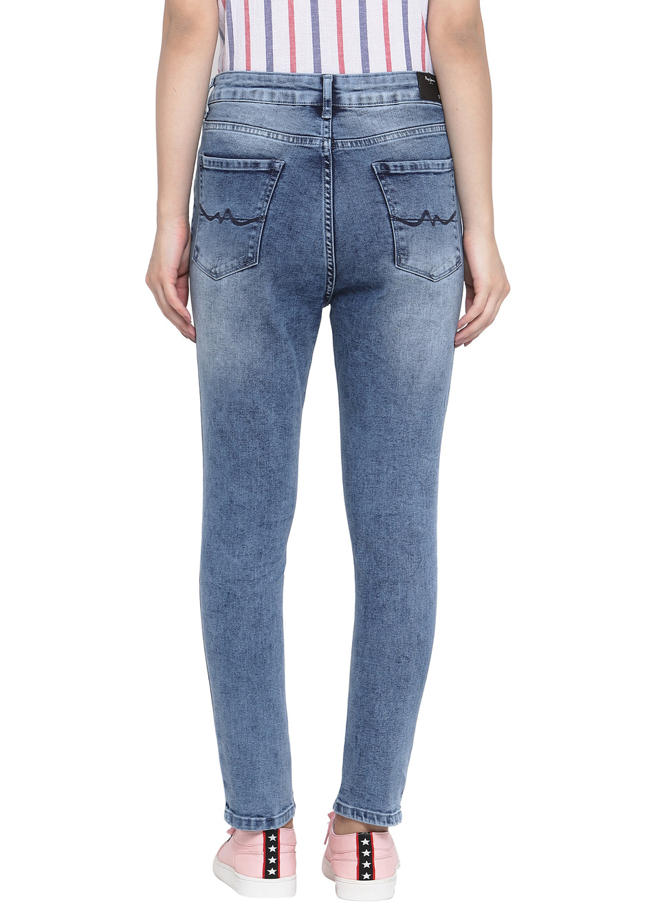 Dion Ankle Skinny Fit High Waist Ankle Length Jeans, , large image number 1