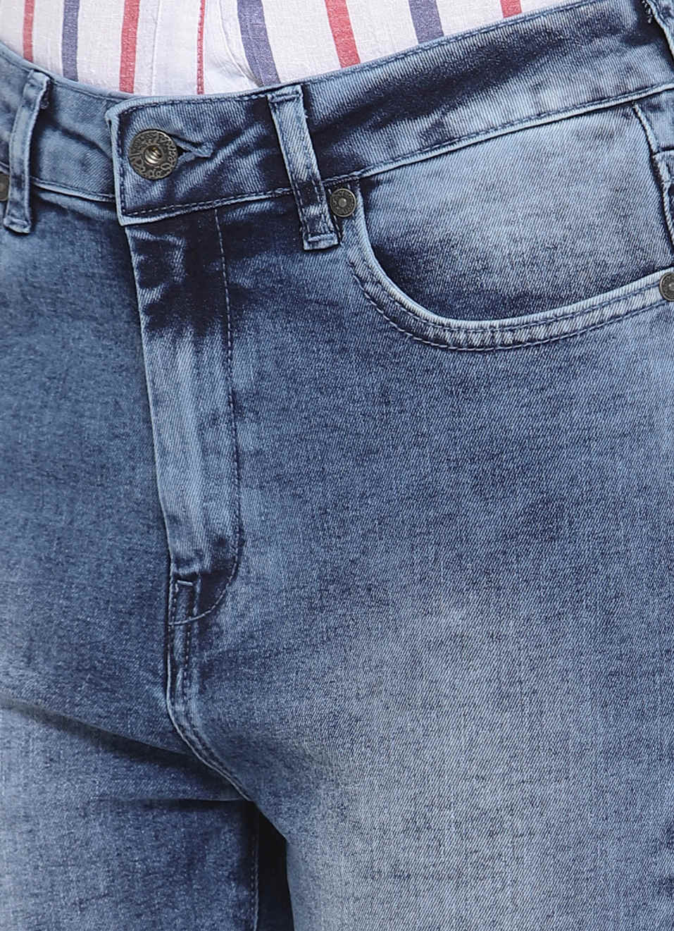 Dion Ankle Skinny Fit High Waist Ankle Length Jeans, , large image number 4