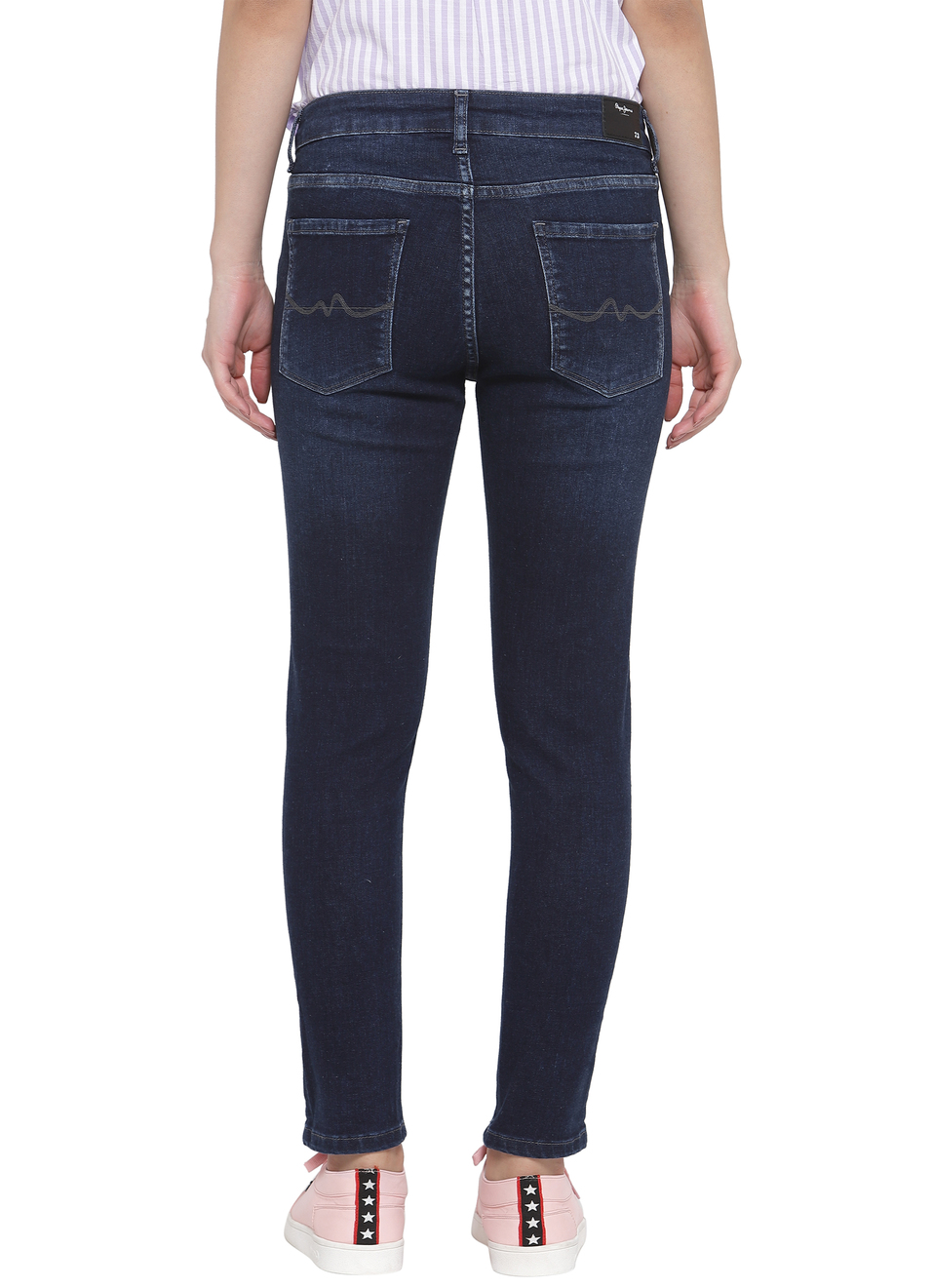 Lola Ankle Skinny Fit Mid Waist Ankle Length Jeans, , large image number 1