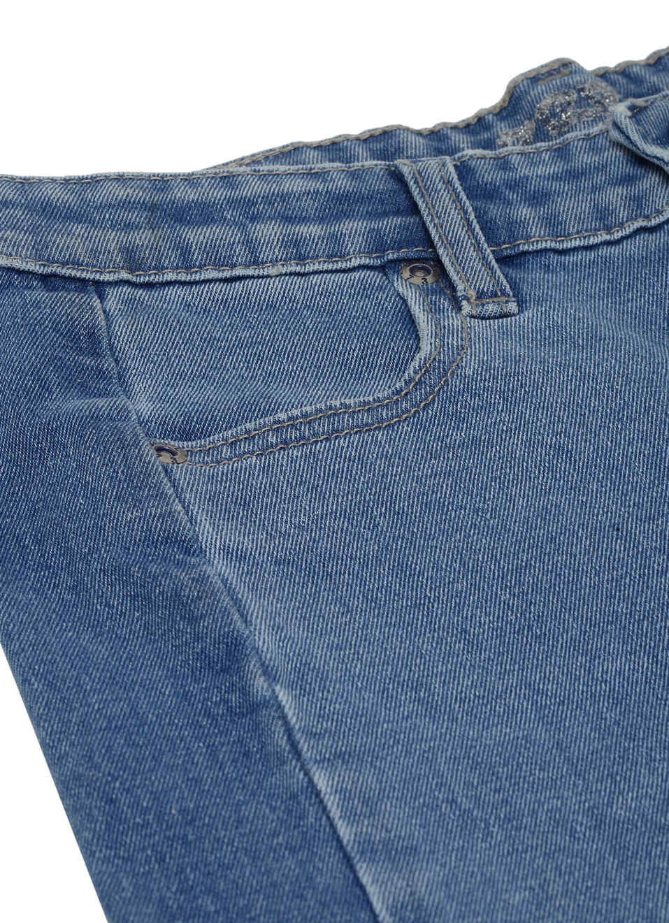 Flare Fit Mid Waist Wide Leg Jeans, , large image number 3