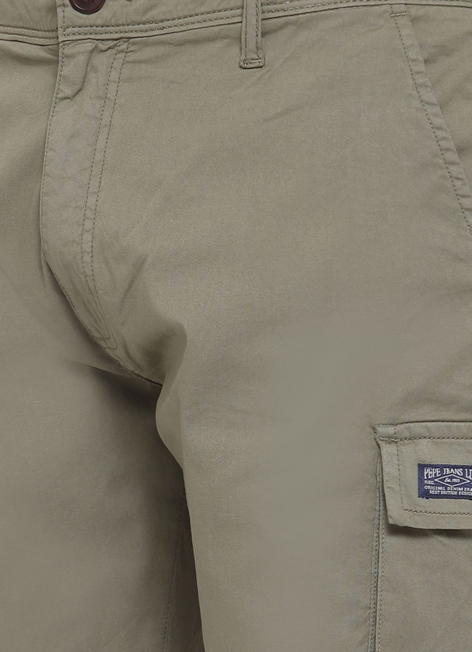 Atila Solid Cargo Shorts, , large image number 2