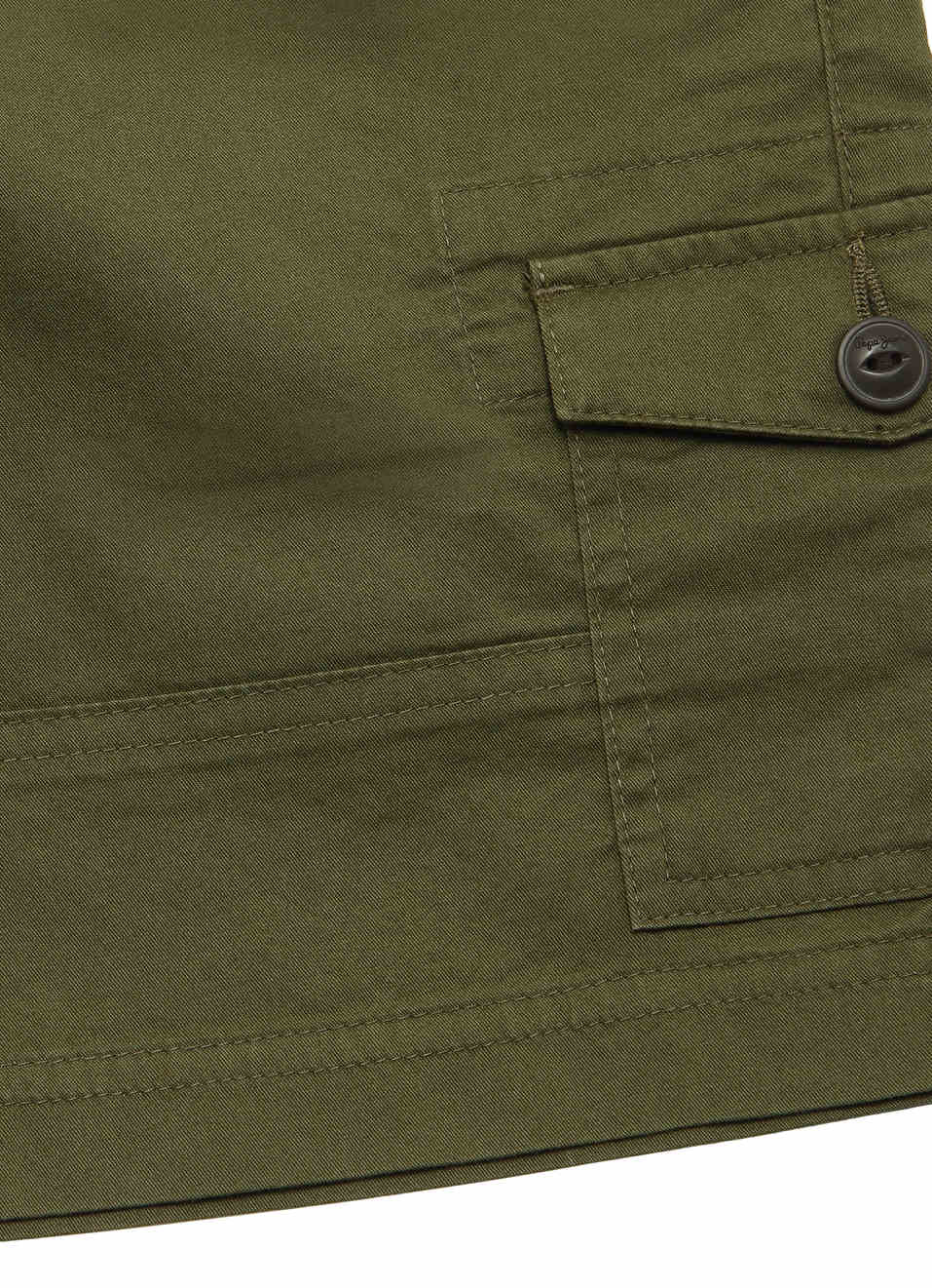 Fitz Regular Fit Mid Waist Woven Cargo Shorts, , large image number 3