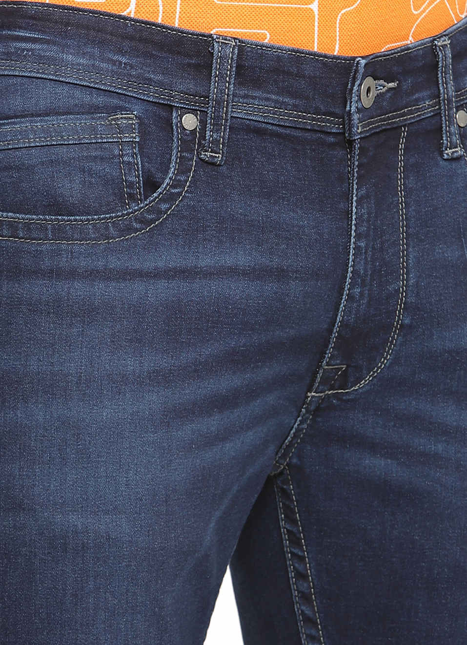 Tapered Vapour Tapered Fit Low Waist Jeans, , large image number 4