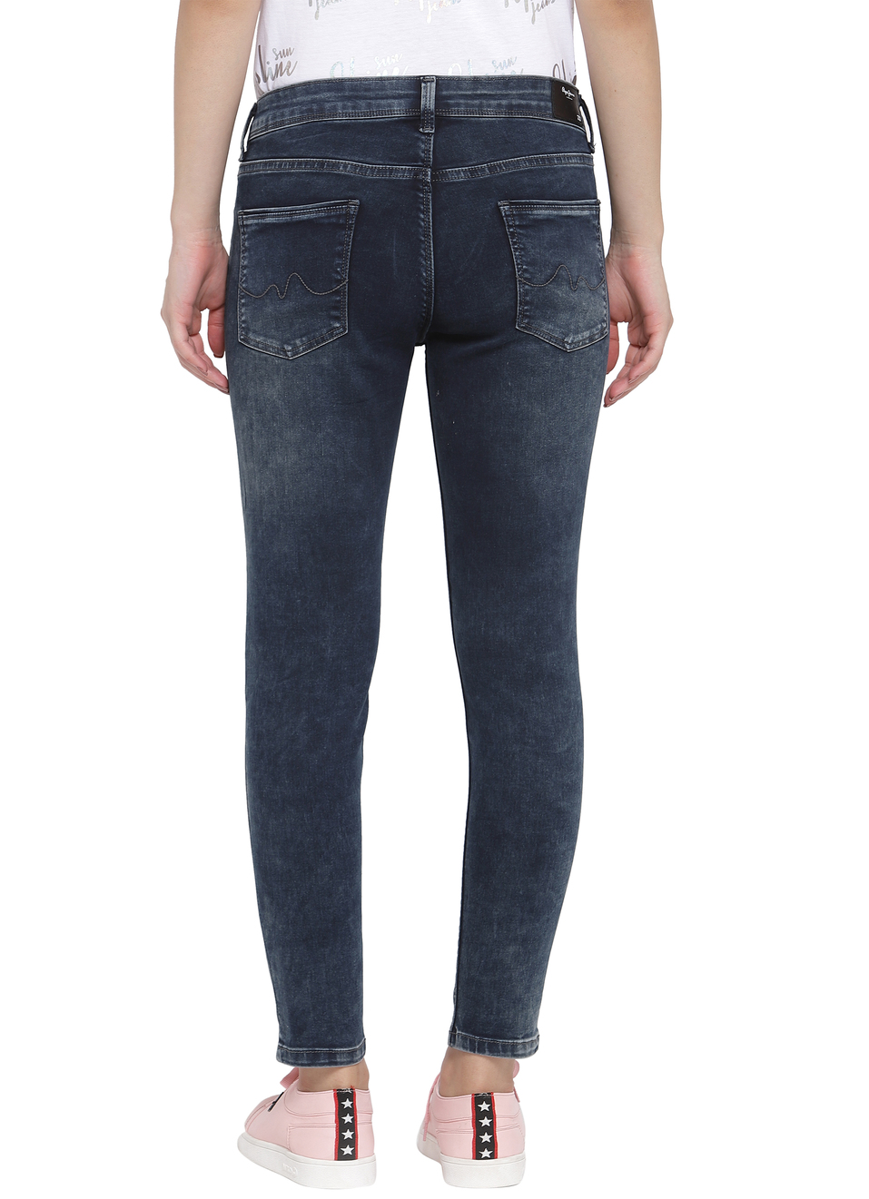 Lola Ankle Skinny Fit Mid Waist Ankle Length Jeans, , large image number 1